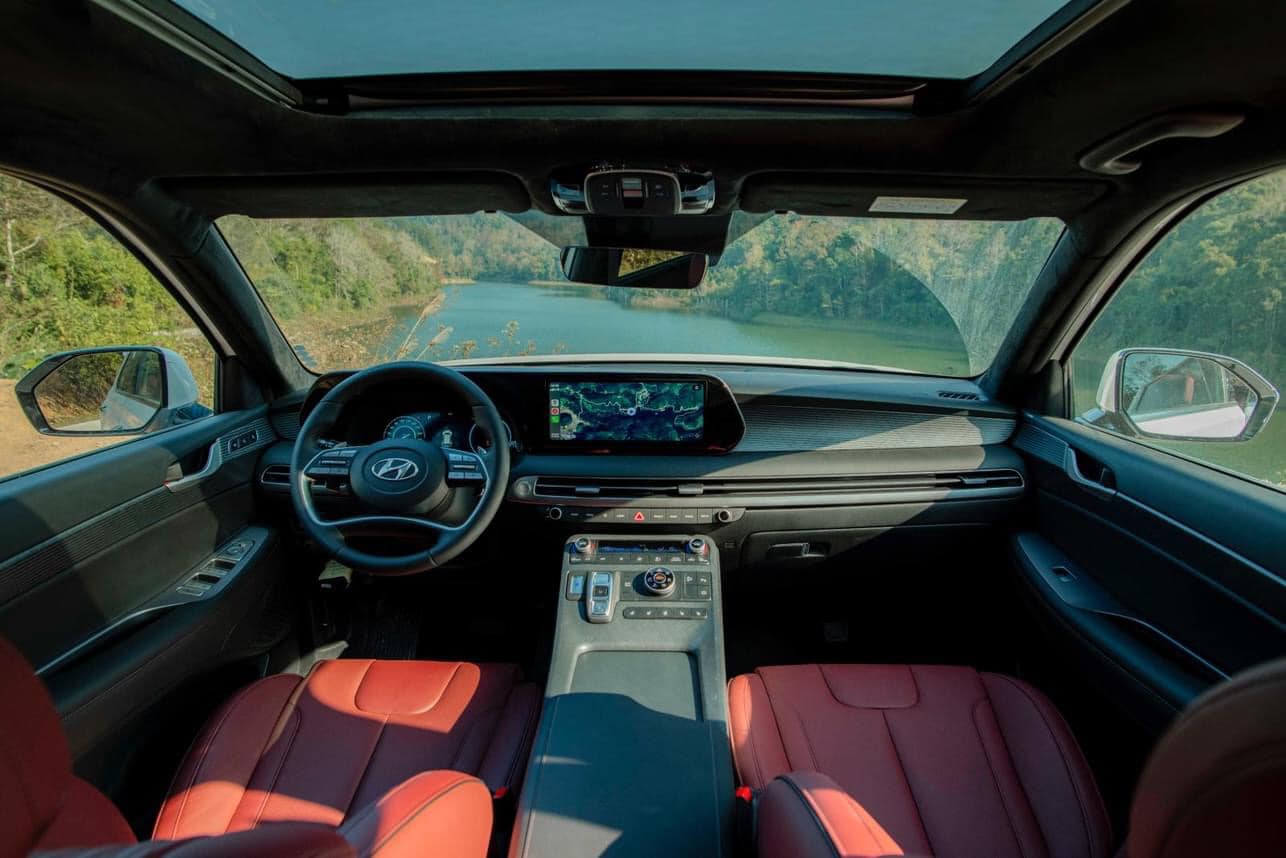 Khoang lái nội thất Hyundai Palisade